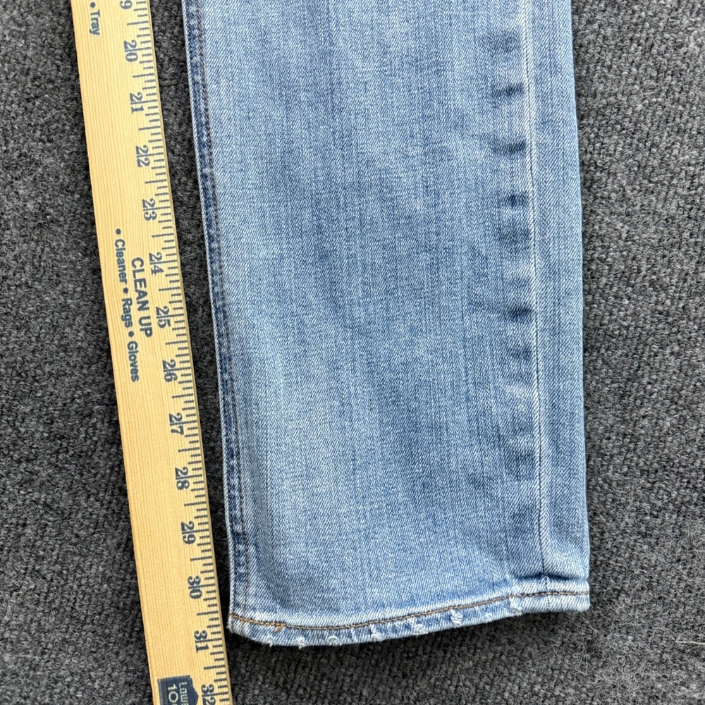 J.Crew The Sutton Jeans Mens 30x32 (32x31) Light Blue Straight Fit Stretch - Picture 11 of 15